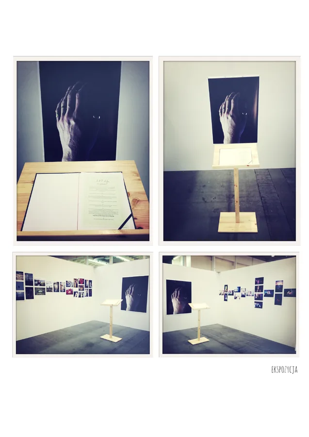 I want to marry you — Exhibition design